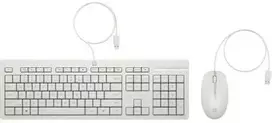 Hewlett Packard (HP) Klaviatūra ir pelė Kit HP 225 su laidu Pelė and KB G2 US English QWERTY