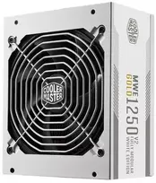 Cooler Master MWE Gold 1250 V2 ATX 3.1 baltas leidimas, 1250 W, 100–240 V, 50/60 Hz, 15–7 A, aktyvus, 120 W