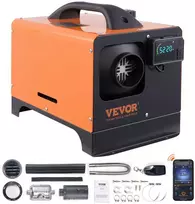 Dyzelinis oro šildytuvas, 5 kW, LCD ekranas, nuotolinio valdymo pultas, programėlės valdymas