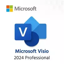 Microsoft Visio Professional 2024 Online Product Key License 1 License Downloadable NR | EP2-07111 | All Languages | ESD