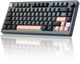 Klaviatūra Magegee Light75 Royal Mėlyna, RGB, Rožinė Bear Switch, US