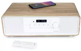 Muzikinis centras Thomson MIC301IDABBT - Mikrofonų sistema su CD/MP3/USB/FM/DAB+ ir „Bluetooth“ - balta