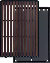 Lian Li DAN Cases A3-mATX Wood Edition Front Panel – Walnut, juodos spalvos