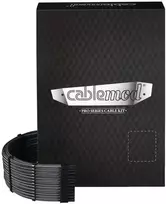 CableMod C-Series Pro ModMesh Sleeved 12V-2×6 12VHPWR Dual StealthSense Cable Kit for Corsair RMi, RMx (Juodas Label) – carbon