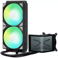 TRYX PANORAMA SE ARGB 240 All-in-One Liquid Cooler, 3D-AMOLED Ekranas – 240mm, juodos spalvos