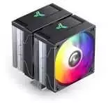 Jonsbo CR-3000E 3-Pin procesoriaus aušintuvas, Dual-Tower, RGB, 260W TDP – juodos spalvos, 120mm
