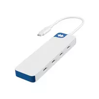 Hyper HyperDrive Flex 4 Port USB-C Hub, Baltas/Mėlyna | HD5201BUGL