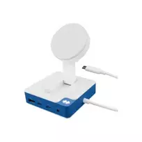Targus „Hyper HyperDrive Flex MagCharge“ USB-C šakotuvas, Baltas/Mėlyna | HD8100BUGL | HDMI jungtys kiekis: 1
