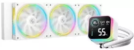 „DeepCool LQ360 WH“ procesoriaus skysčio aušinimo komplektas 12 cm Juodas 1 vnt.