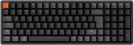 Klaviatūra Keychron K4 QMK, 96%, su laidu & Wireless, USB + RF belaidė + Bluetooth, Magnetic-mechaninė key switch, RGB LED, Juodas