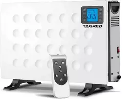 Elektrinis konvekcinis šildytuvas, su nuotolinio valdymo pultu, LCD laikmatis, 2000W, nešiojamas šildytuvas namams, energiją taupantis šildytuvas, tylus konvekcinis radiatorius