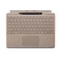 „Microsoft Surface Pro“ klaviatūra su plonu rašikliu – smėlio spalvos