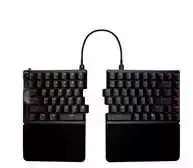 Klaviatūra žaidimams Asus ROG Falcata Asus ROG HFX V2 belaidė magnetyczno-mechaninė su pašvietimu juoda