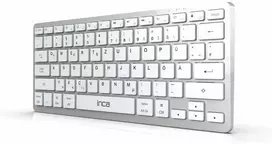 INCA Klaviatūra IBK-565BT BT 5.0, Smart, Akku 150Std, 8-10m sidabrinis