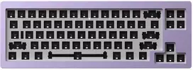 Akko MonsGeek M7 VIA Barebone žaidmų klaviatūra, 65%, Hot-Swappable, RGB, ANSI išdėstymas - violetinės spalvos