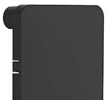 Kondicionierius Nordisk Wavin Wavin Ventiza PP60 dHRU-01 lauko blokas/dangtelis juodas
