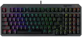 Klaviatūra ASUS TUF Gaming K3 Gen II, su laidu, USB, Opto-mechaninė key switch, QWERTY, RGB LED, Juodas