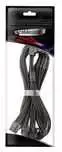 CableMod C-Series Pro Bridged Connection Cable – Variant A, 90°, 16-Pin to 4×8-Pin PCIe, juodos spalvos