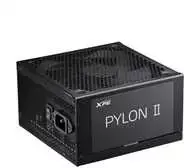 ADATA XPG PYLON II 550W maitinimo šaltinis, 120 mm, 80+ bronzos spalvos, juodas, ATX