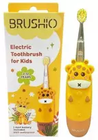 Vaikiškas elektrinis dantų šepetėlis "Brushio" geltonas