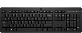 HP 125 G2 Klaviatūra su USB jungtimi su laidu, Sanitizable, Copilot Key - Juodas - ESTONIAN