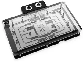„Alphacool Core GeForce RTX 5090 Gamerock / Phantom GPU Vanduo“ aušinimas, ARGB, su galine plokšte - akrilas