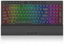 Klaviatūra žaidimams Redragon Shiva 98 Pro K515-Pro belaidė membraninė su pašvietimu juoda