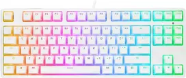 Klaviatūra Rampage mechaninis TKL GHOST Huano Raudona Switch balta