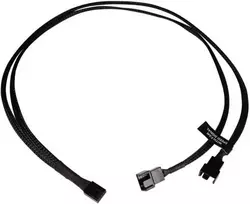 Alphacool Y-Splitter 4-pin to 2x 4-pin PWM 60cm – juodas