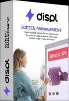 Displ, Digital Signage CMS, Screen Management type, 1 year