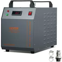 Pramoninis vandens aušintuvas lazeriniam graviravimui 150W, 12L, oro aušinamas, lazerio šaldytuvas, vandens šaldymo sistema