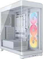 „Corsair FRAME 4500X LX-R RGB“ kompiuterio korpusas, vidutinio dydžio bokštas, E-ATX, grūdintas stiklas – Baltas
