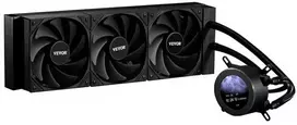 CPU skysčio aušintuvas, AIO vandens aušinimo sistema, 120mm PWM ventiliatoriai, CPU aušintuvas, skirtas Intel ir AMD, efektyvus CPU aušinimo sprendimas