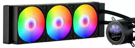CPU skysčio aušintuvas, AIO vandens aušinimo sistema, ARGB CPU aušintuvas su ventiliatoriais, 120mm CPU aušintuvas, efektyvus CPU aušinimo sprendimas
