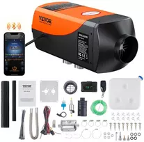 12V 2KW Dyzelinis Oro Šildytuvas, su Bluetooth Programėle ir LCD Ekranu, automobiliui, kemperiui, autobusui, patalpų šildymui, nešiojamas dyzelinis šildytuvas