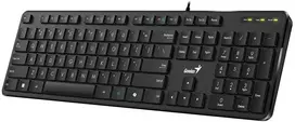 Genius Slimstar M200 Copilot klaviatūra su laidu (USB) CZ/SK, juoda