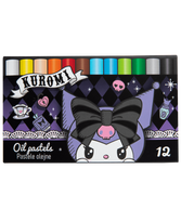 Aliejinės pastelės KUROMI, 12 vnt.