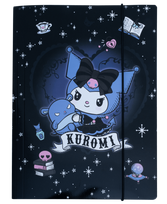 Aplankas su gumele KUROMI, kartoninis, A4