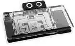 Alphacool Core RX 9070 XT Taichi Vanduo Block, Backplate - Acrylic, Juodas
