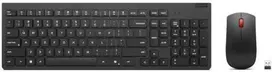 Klaviatūra Lenovo 4X31R64477, Full-size (100%), Wireless, RF belaidė, Juodas, su pele