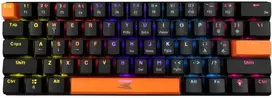 Mėlyna Klaviatūra žaidimams Baracuda Dolphin Mėlyna su laidu mechaninė su pašvietimu juoda