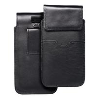 ROYAL - Odinė universali kišenė su flapu / juoda - Dydis 2XL+pločio - SAMSUNG A12 / NOTE 9 / XIAOMI REDMI NOTE 10 PRO