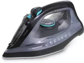 Esperanza EHI010 Garų lygintuvas Ceramic soleplate Pilkas, Juodas 2600 W