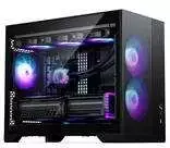 Phanteks XT M3 PC Case, Mini Case, mATX, RGB, Tempered Glass – including 3x 120mm Fans, Juodas