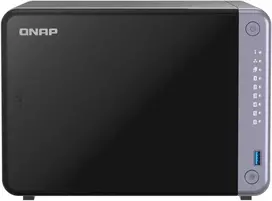 Serveris QNAP TS-632X-4G NAS 6 lizdų 0/6 HDD/SSD, 2x 2.5G Ethernet, 2x 10G SFP+, 4GB RAM