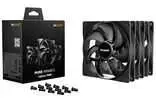 be quiet! Pure Wings 3 Fans, PWM – juodas, 140mm, pack of 3