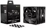 be quiet! Pure Wings 3 Fans, PWM, Reverse – 120mm, juodas, pack of 3