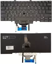 Nešiojamo Kompiuterio Klaviatūra - DELL Latitude 5400 Trackpoint Juoda