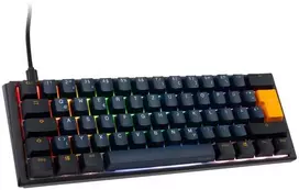 Klaviatūra do gier Ducky One 3 Pro Mini Nazca Line Klaviatūra žaidimams mechaninė 8.000 Hz, Hot Swap, RGB - Cherry MX2A Brown, ISO (DE)