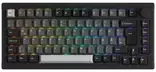 Klaviatūra do gier AKKO 5075B, RGB, ISO DE/UK/Nordic, juoda-sidabrinė